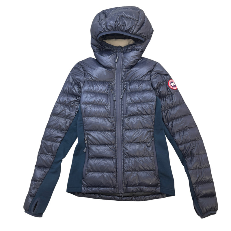 Women's HyBridge Lite Hoody Down Jacket Navy Size S / UK 8