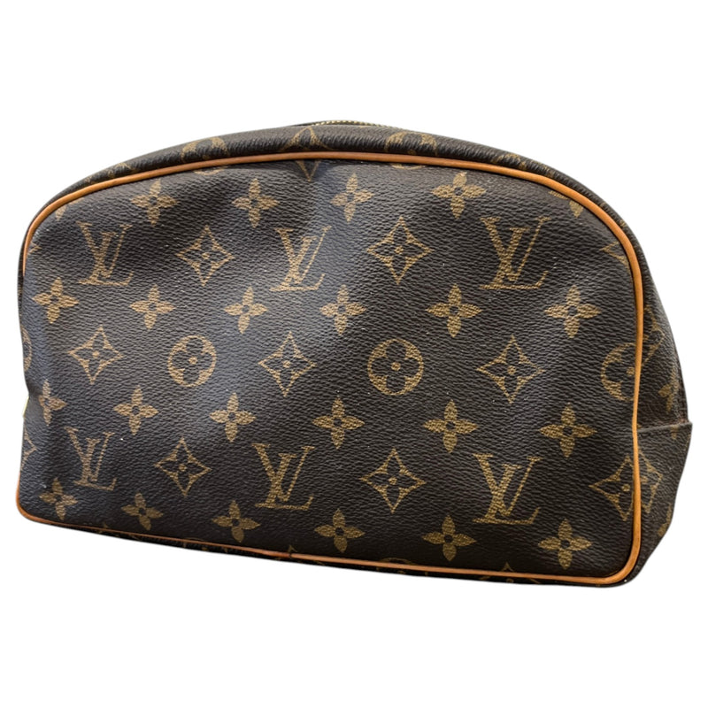 Men's Monogram Toiletry Bag Brown