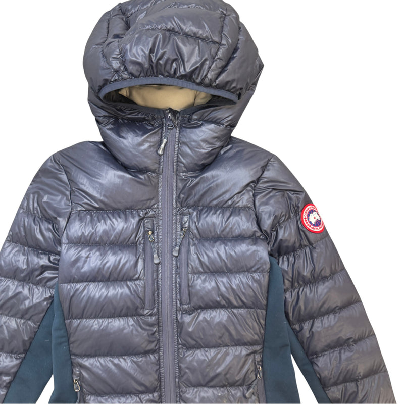 Women's HyBridge Lite Hoody Down Jacket Navy Size S / UK 8