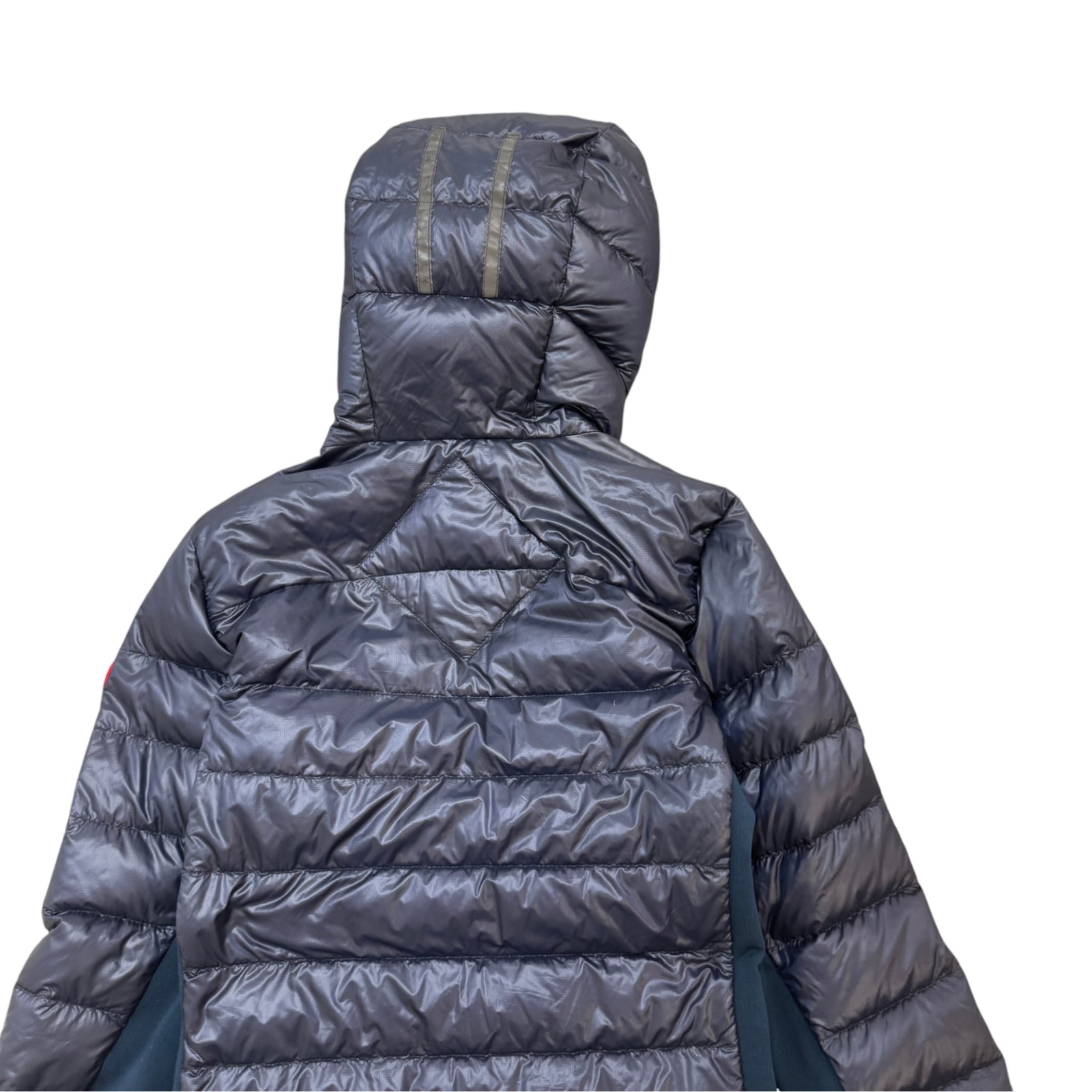 Women's HyBridge Lite Hoody Down Jacket Navy Size S / UK 8 - Photo 6
