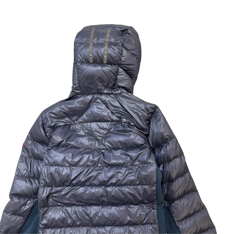 Women's HyBridge Lite Hoody Down Jacket Navy Size S / UK 8
