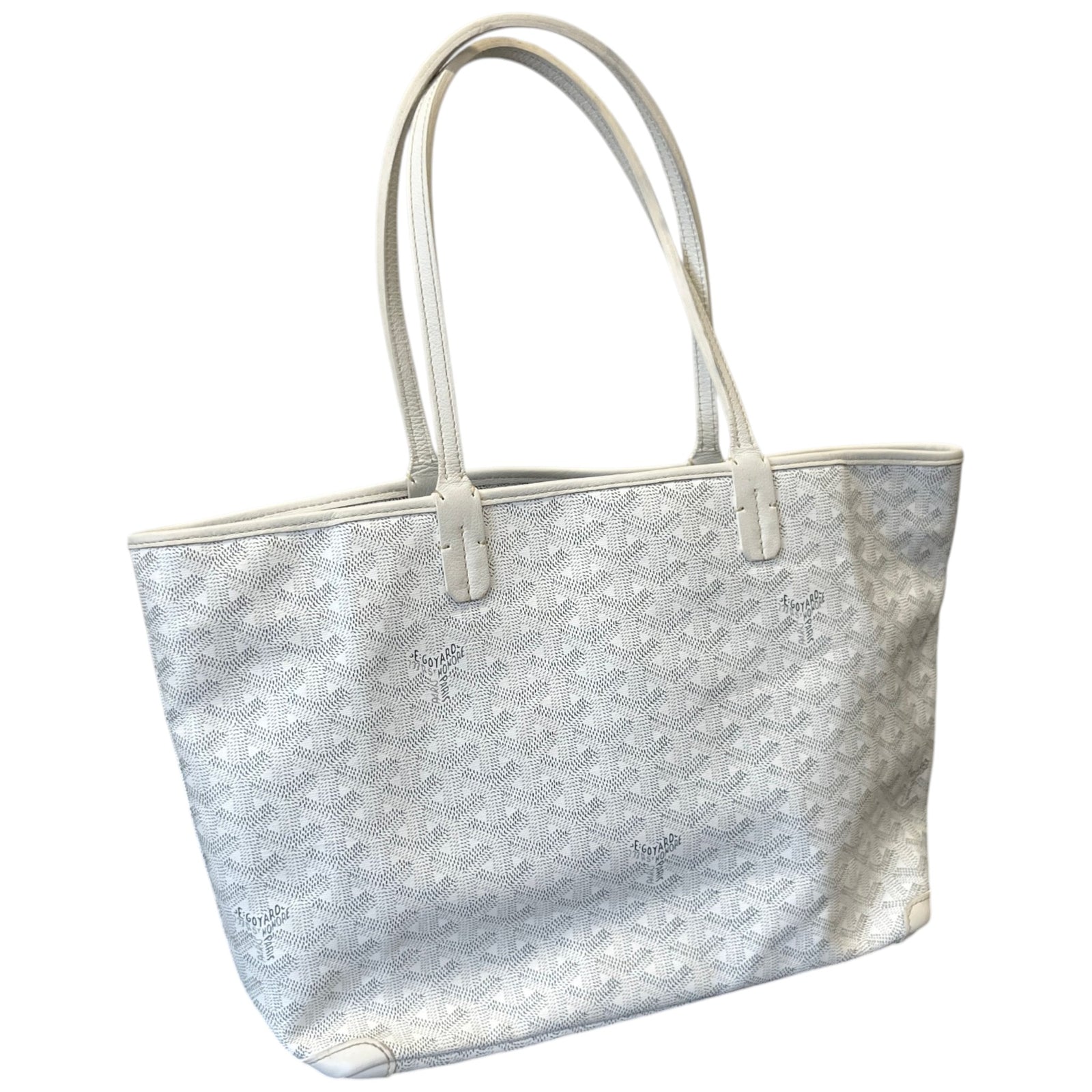 Women's Artois PM Tote Handbag White - Photo 8