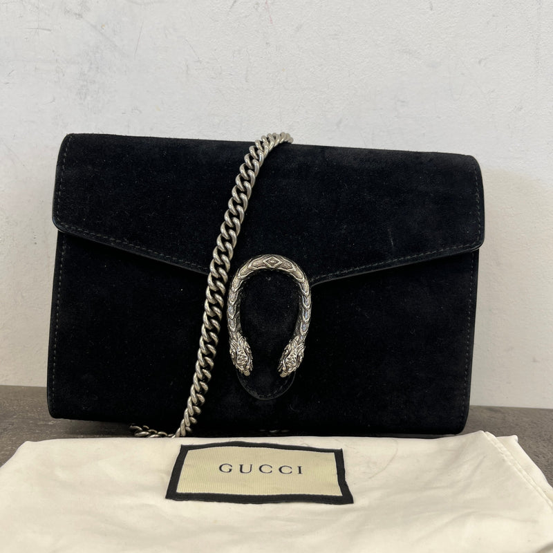 Women's Dionysus Wallet On Chain Woc Bag Black