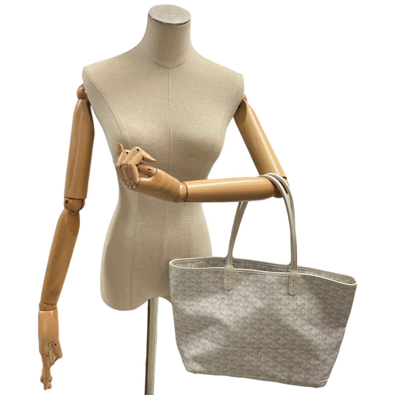 Women's Artois PM Tote Handbag White - Photo 2