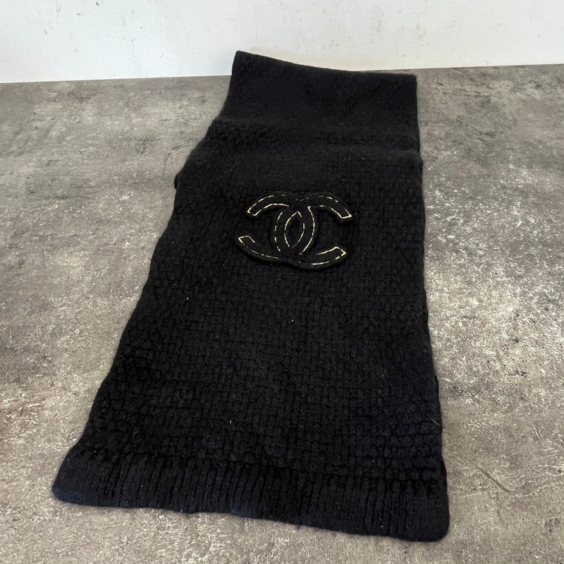 Women's CC Logo Scarf Black