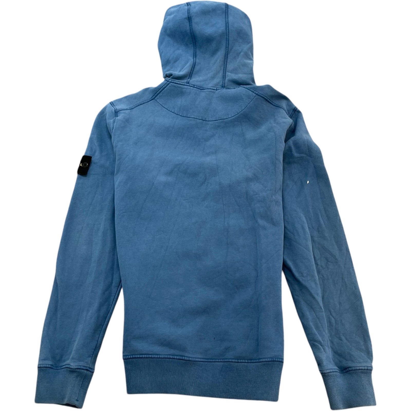 Men's Applique Logo Hoodie Blue Size XL - Photo 2