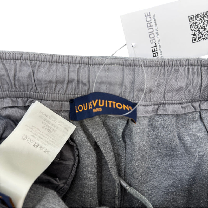 Men's Embroidered Logo Joggers Grey Size S / W30