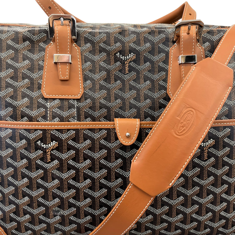 Men's Goyardine Ambassade Briefcase Brown