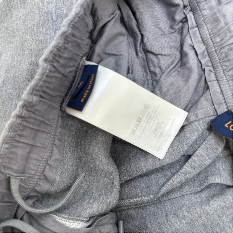 Men's Embroidered Logo Joggers Grey Size S / W30