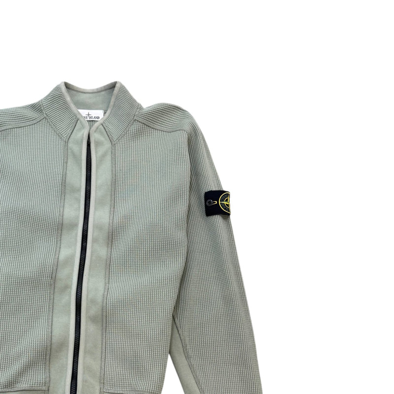 Men's Applique Logo Jacket Green Size M