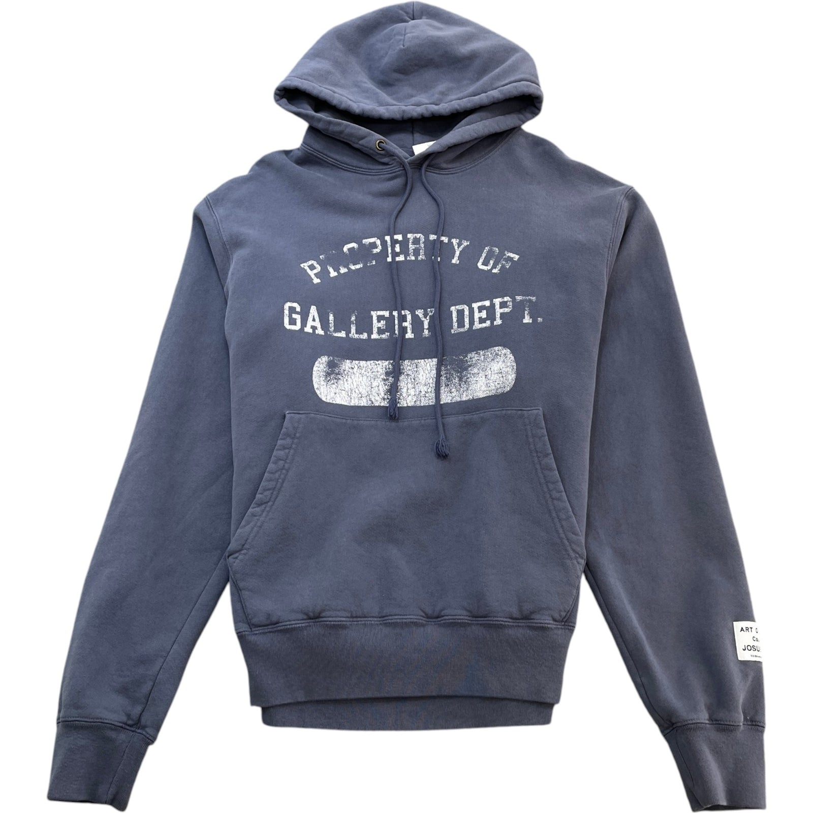 Men's Logo Print Hoodie Grey Size XL - Photo 1