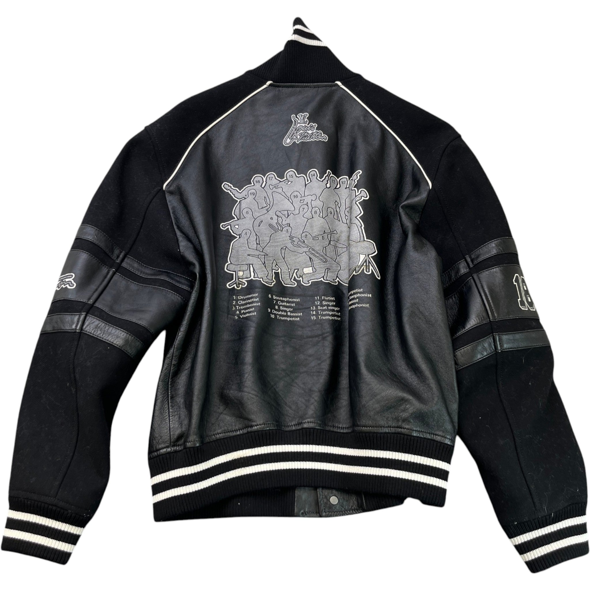 未使用 Louis Vuitton Musical Virsity Jacket Men's Lv Musical Varsity Jacket Black Size IT 50 / L – Label Source
