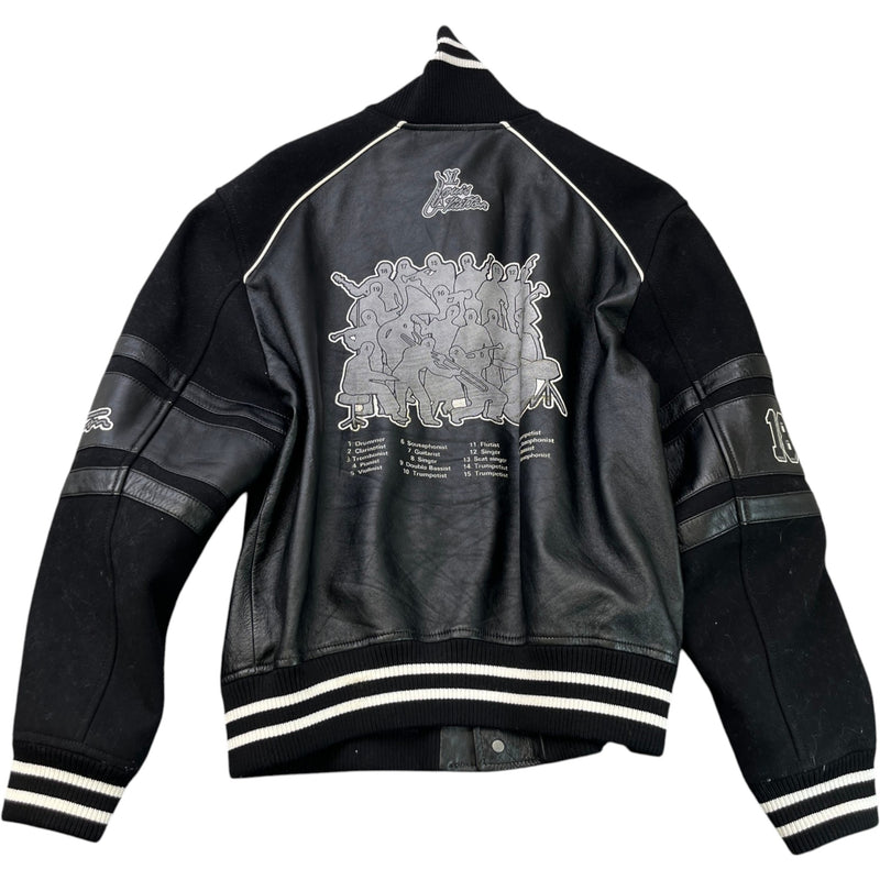 Men's Lv Musical Varsity Jacket Black Size IT 50 / L