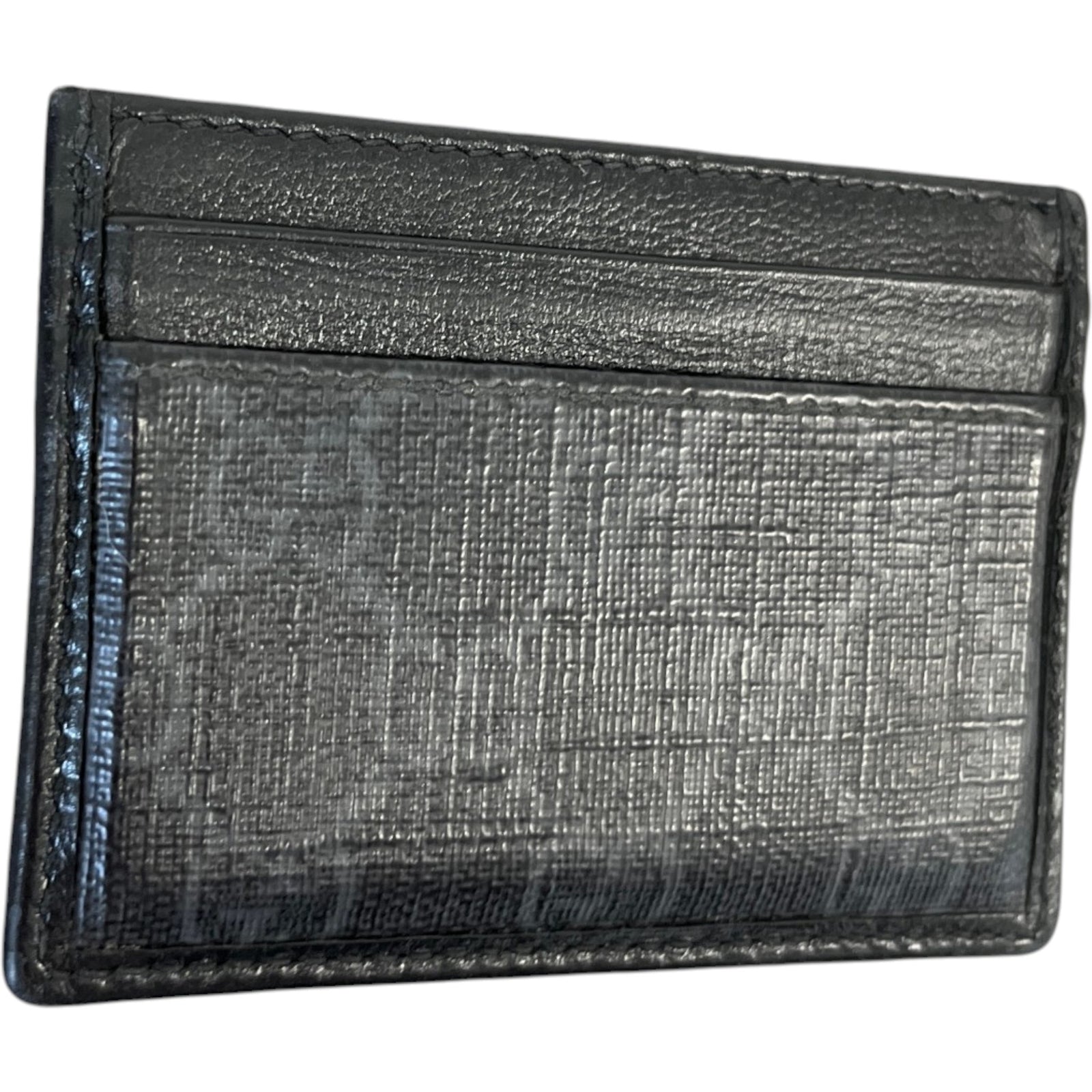 Men's Gg Supreme Card Holder Black - Photo 6