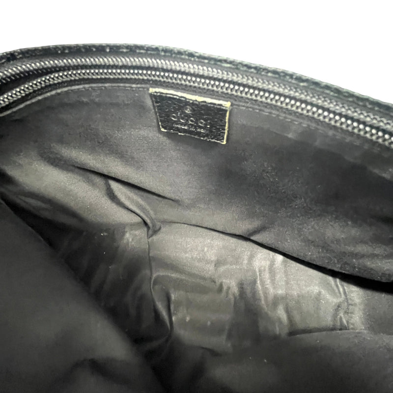 Women's Gg Monogram Canvas Messenger Bag Black