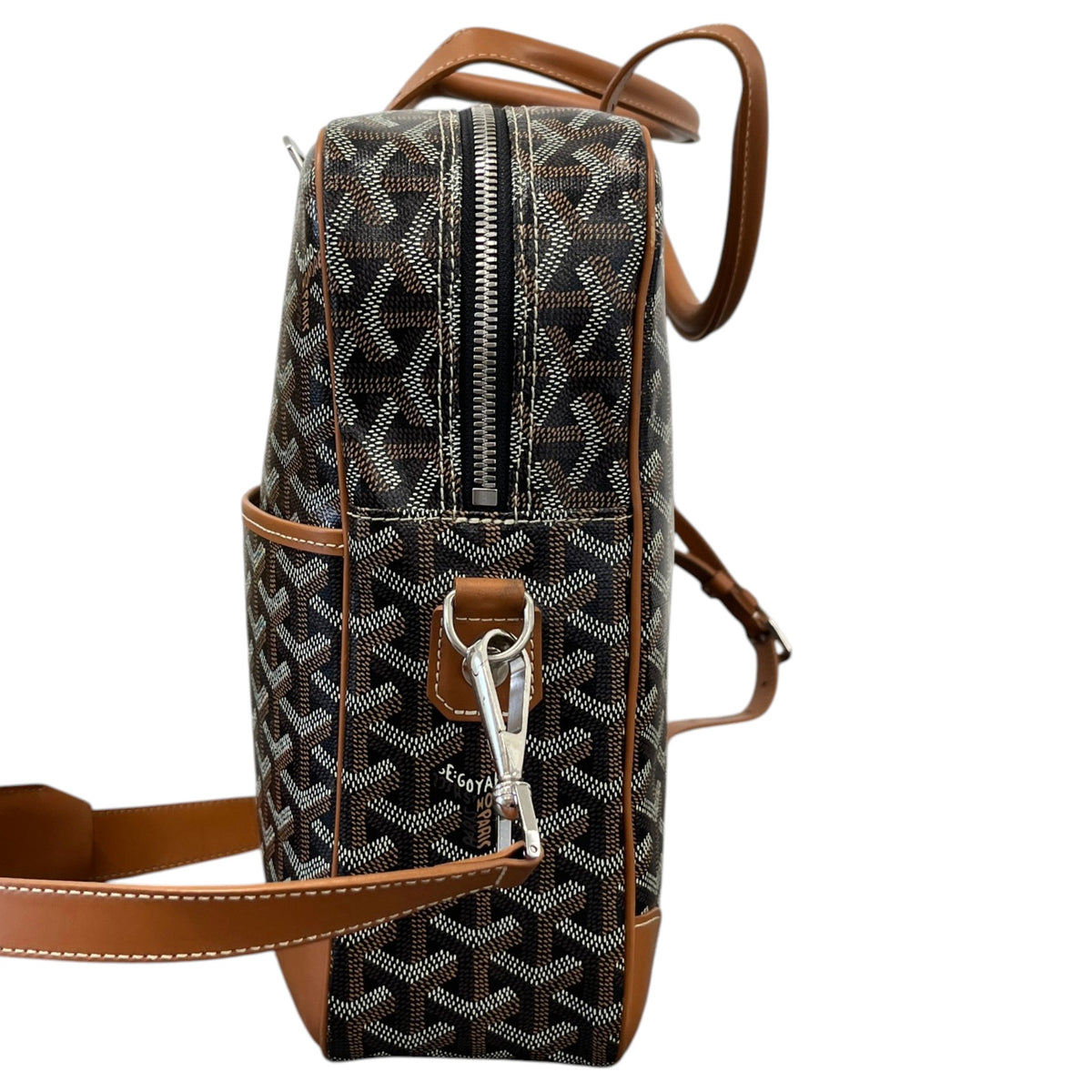 Men's Goyardine Ambassade Briefcase Brown - Photo 6