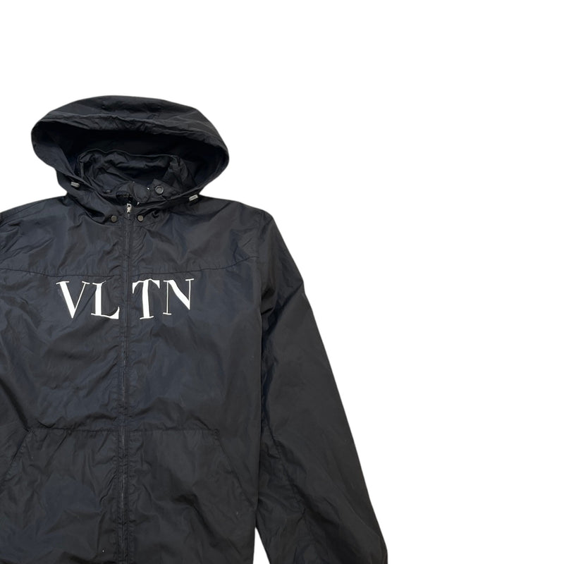 Men's Logo Print Windbreaker Black Size IT 50 / L