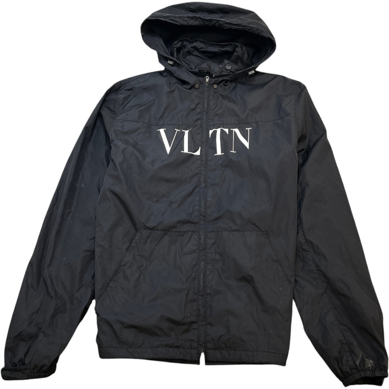 Men's Logo Print Windbreaker Black Size IT 50 / L