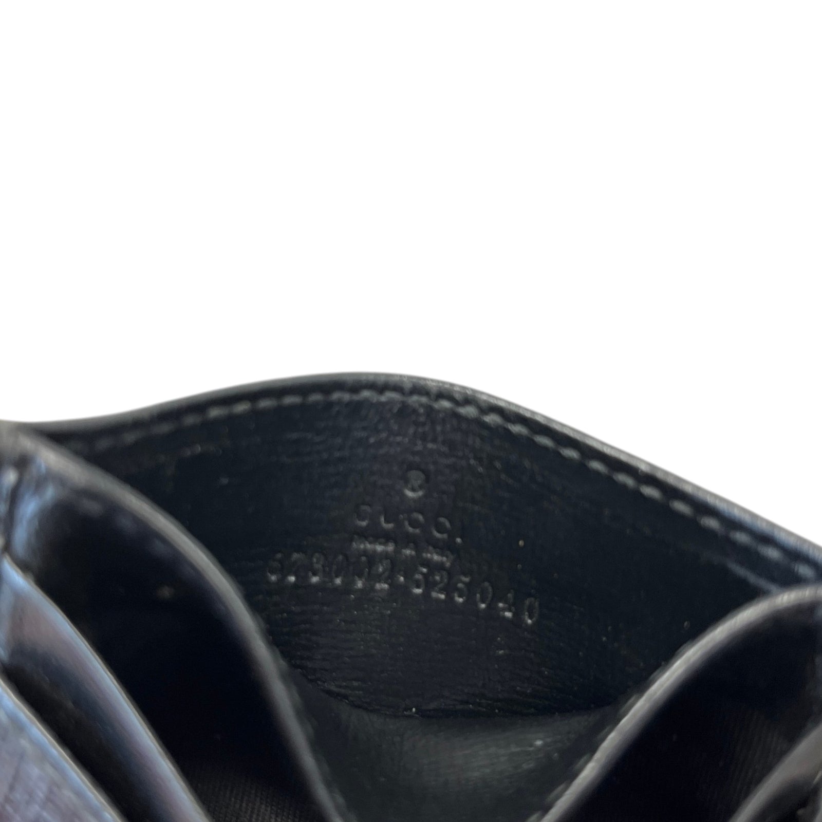 Men's Gg Supreme Card Holder Black - Photo 8