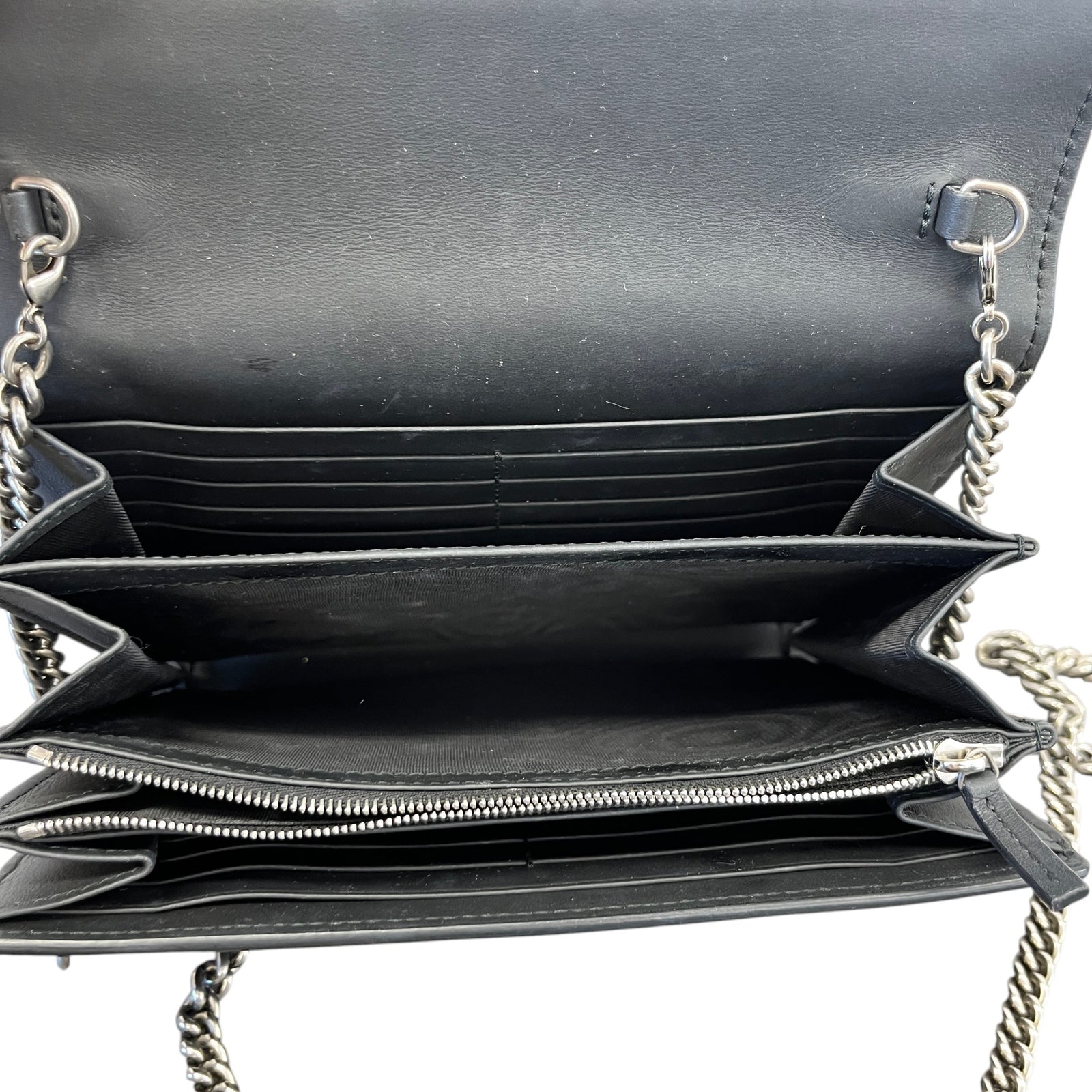 Women's Dionysus Wallet On Chain Woc Bag Black - Photo 11