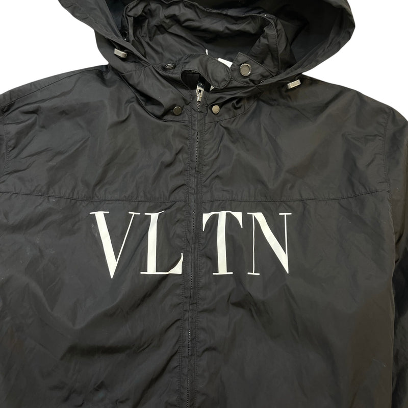 Men's Logo Print Windbreaker Black Size IT 50 / L