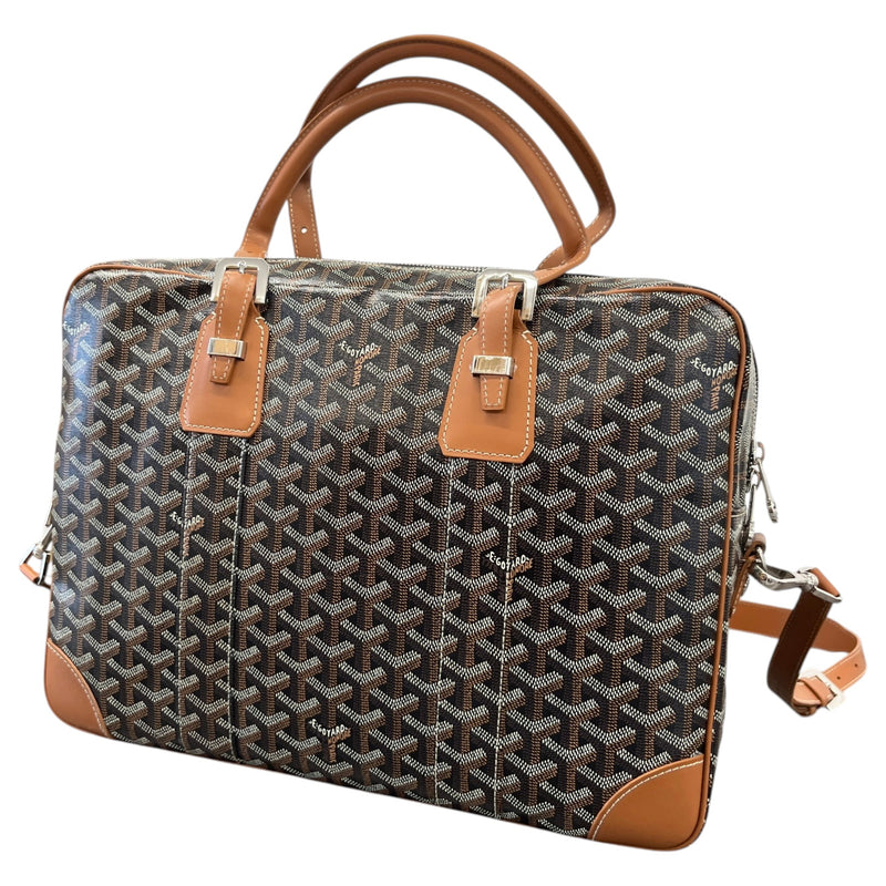 Men's Goyardine Ambassade Briefcase Brown