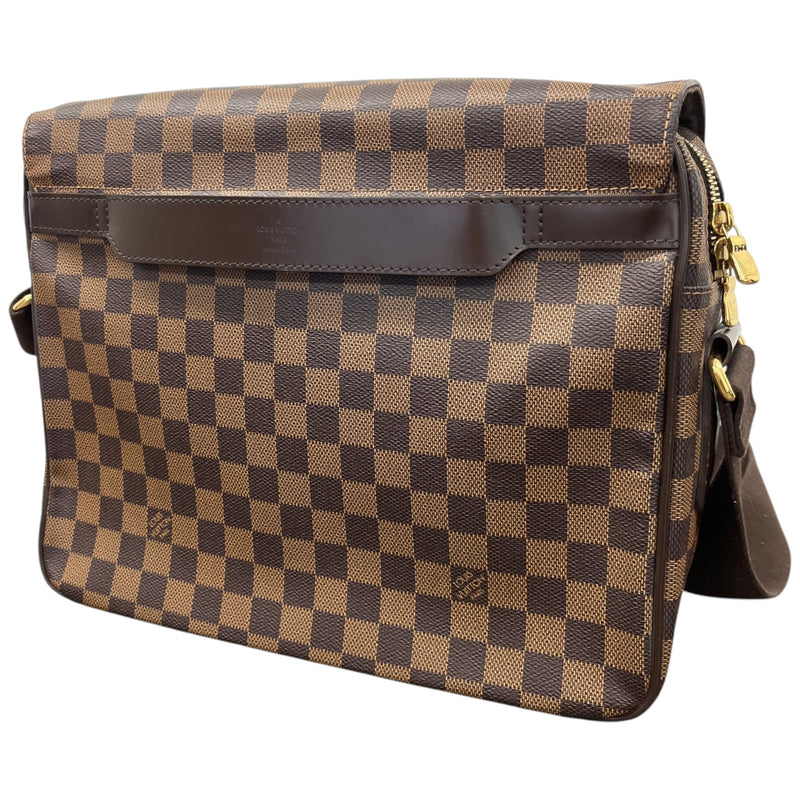Men's Damier Ebene Shelton Mm Messenger Bag Brown