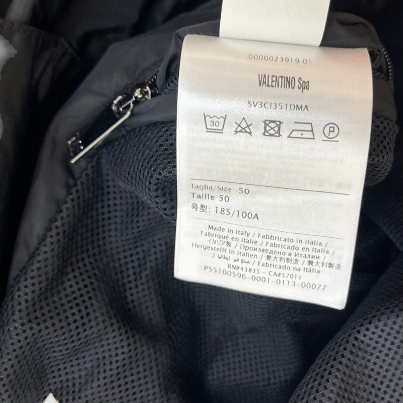 Men's Logo Print Windbreaker Black Size IT 50 / L