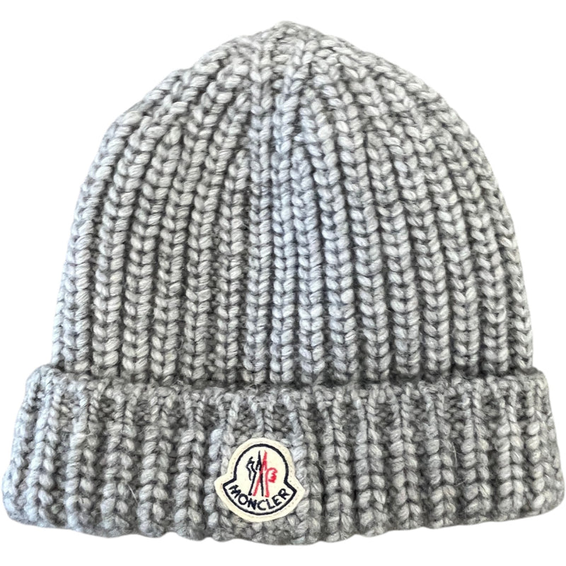 Men's Berretto Tricot Beanie Hat Grey