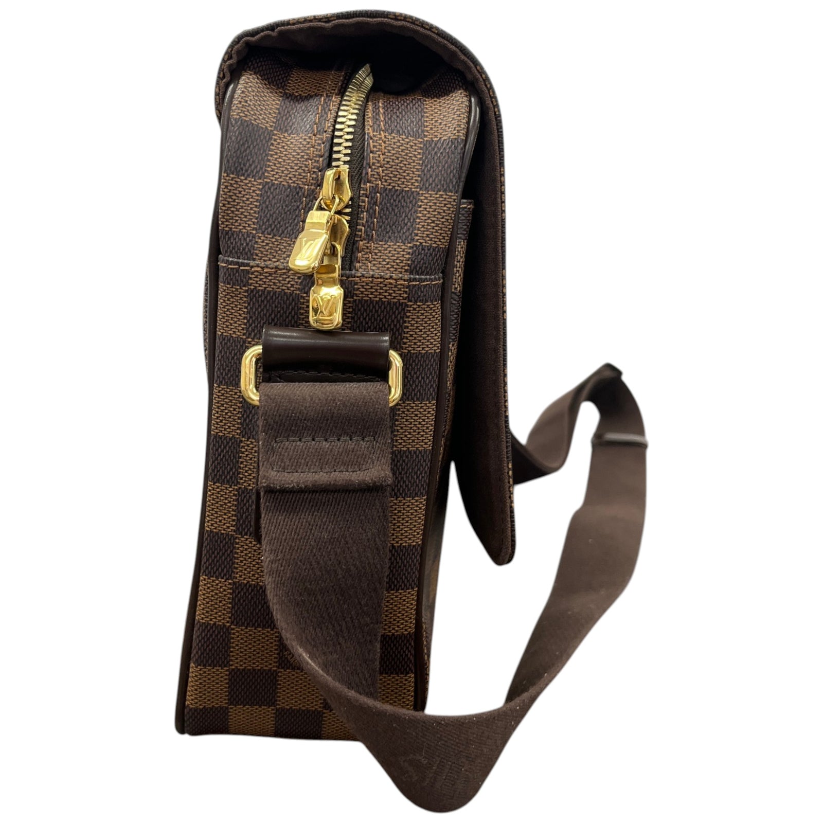 Men's Damier Ebene Shelton Mm Messenger Bag Brown - Photo 7