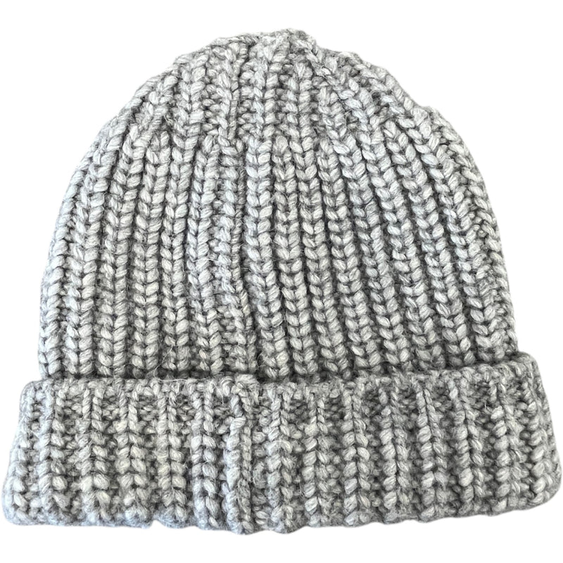 Men's Berretto Tricot Beanie Hat Grey