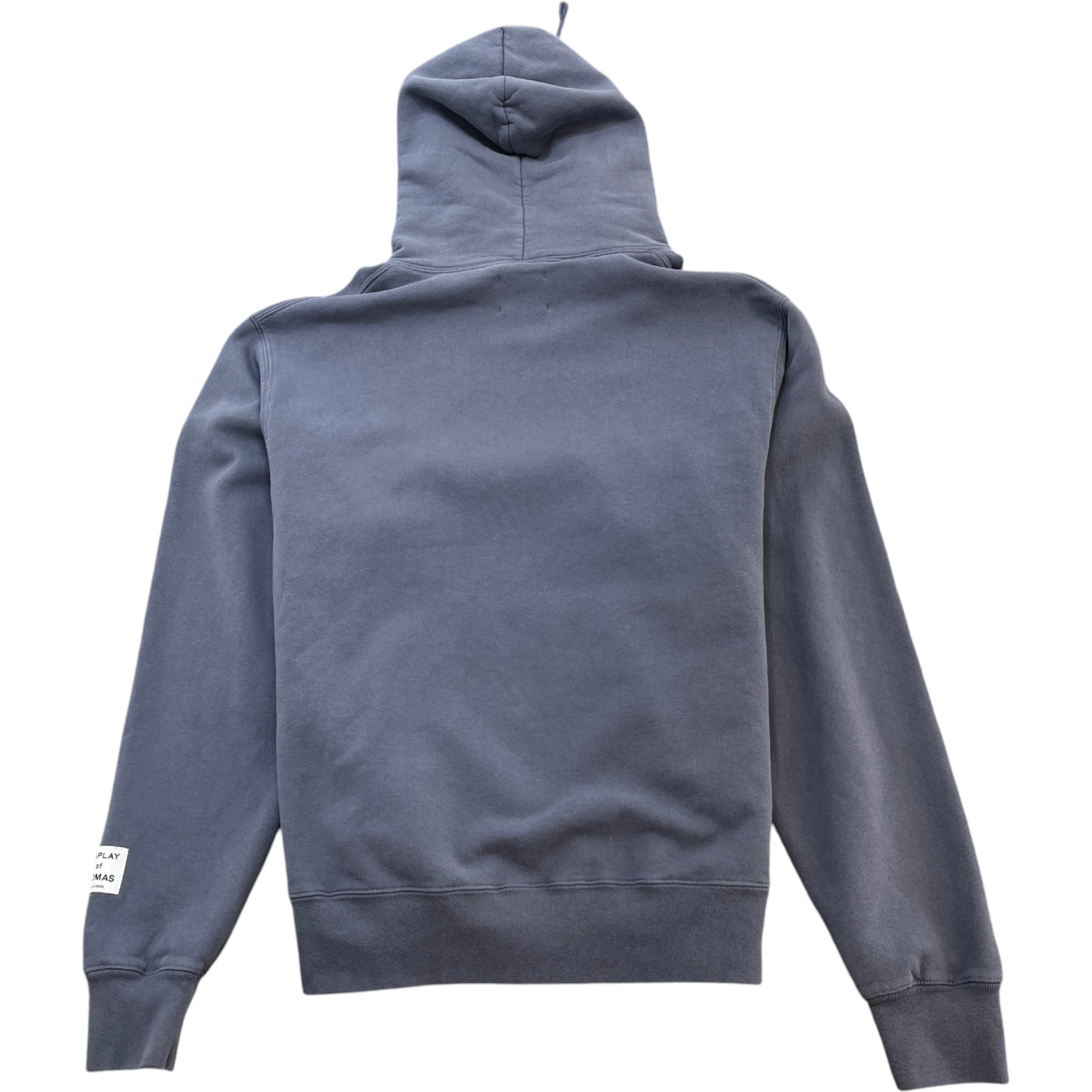 Men's Logo Print Hoodie Grey Size XL - Photo 2