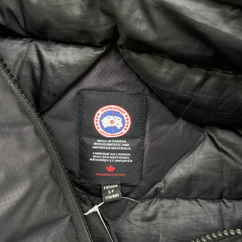 Men's Lodge Hoody Down Jacket Black Size S