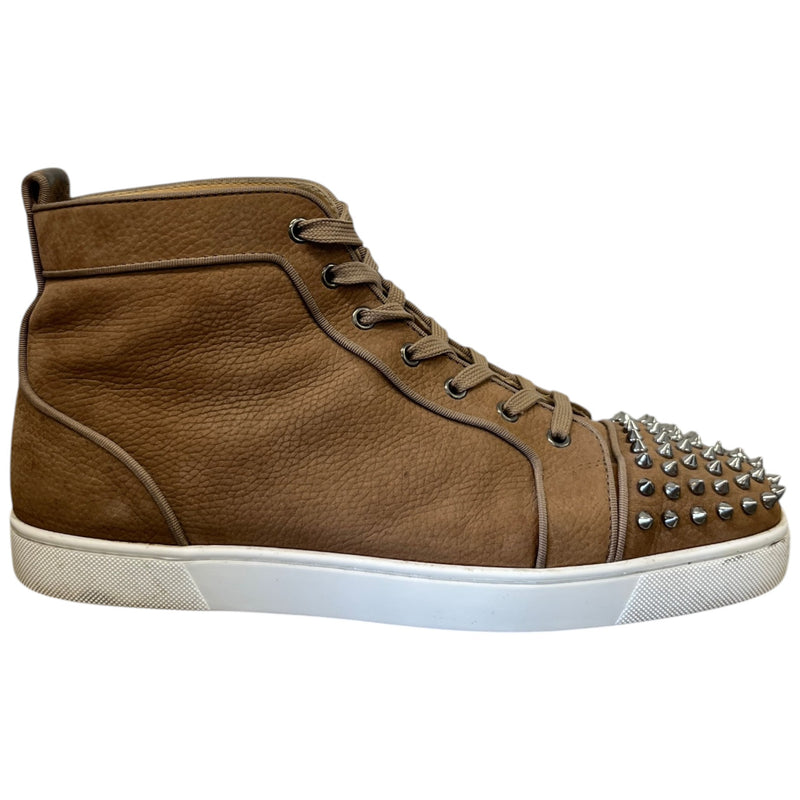 Men's Louis Spikes High Trainers Brown Size UK 11 / EU 45
