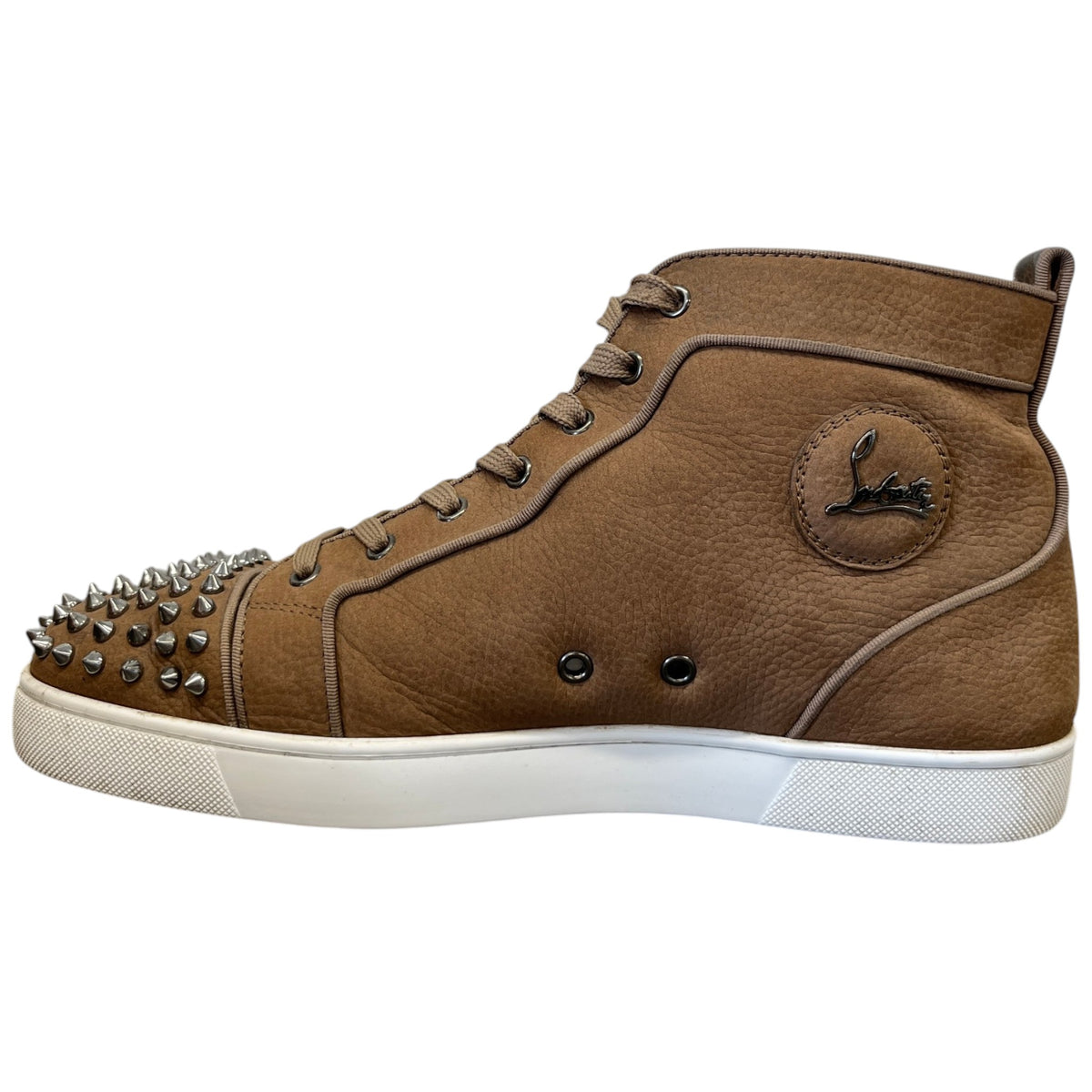 Men's Louis Spikes High Trainers Brown Size UK 11 / EU 45 - Photo 2