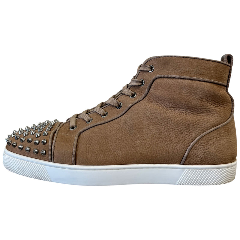Men's Louis Spikes High Trainers Brown Size UK 11 / EU 45