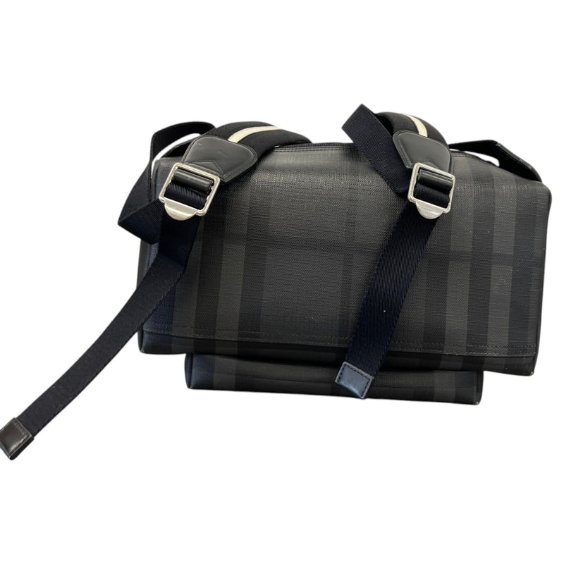 Men's Graphic Check Graffiti Backpack Black