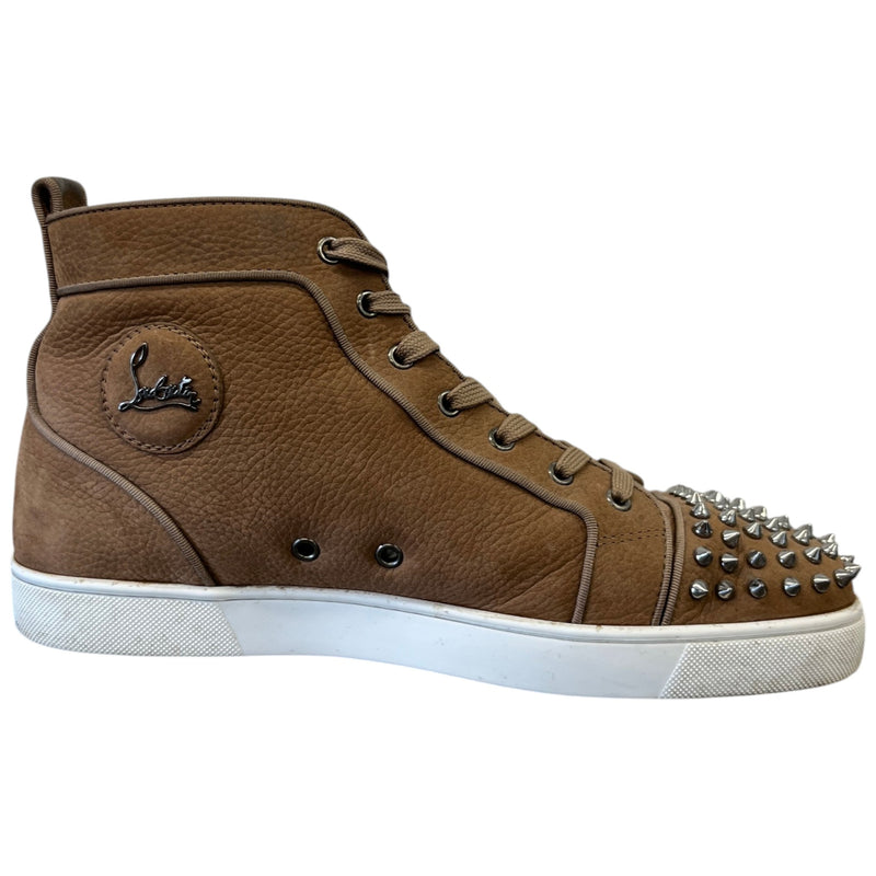 Men's Louis Spikes High Trainers Brown Size UK 11 / EU 45