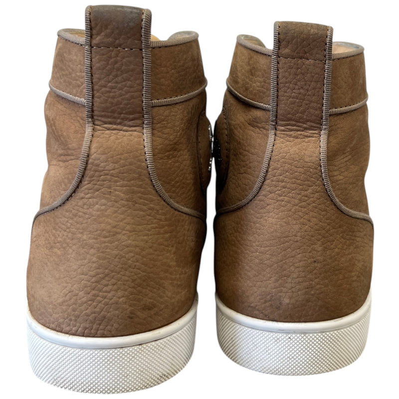 Men's Louis Spikes High Trainers Brown Size UK 11 / EU 45