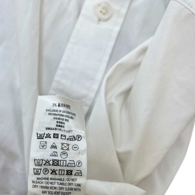 Men's Monogram Motif Shirt White Size M