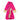 Women's I Love Baroque Bath Robe Pink Size XL