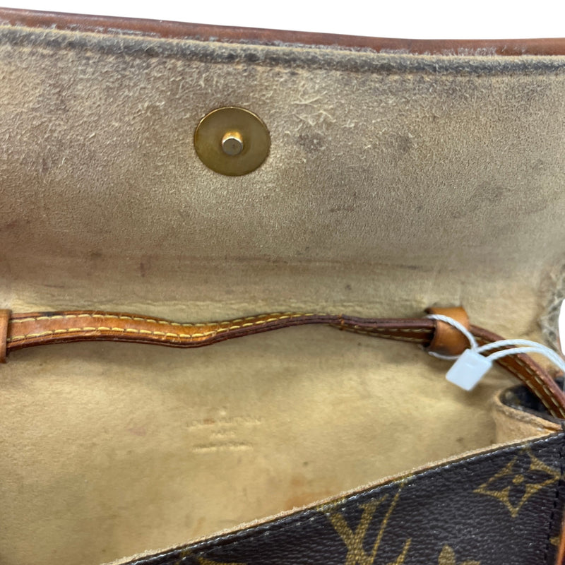 Women's Twin GM Monogram Crossbody Bag Brown
