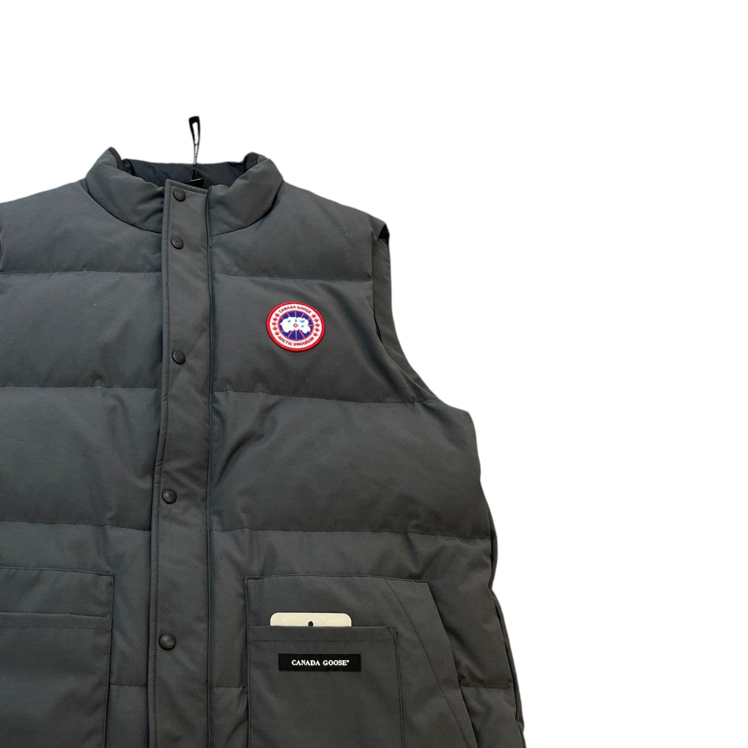 Men's Freestyle Crew Vest Gilet Grey Size XL - Photo 3