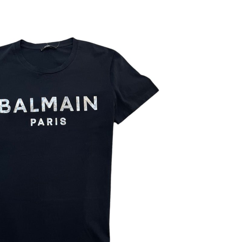 Men's Logo Print T-Shirt Black Size S