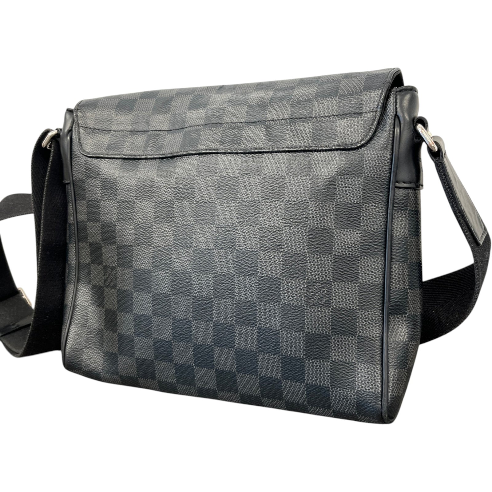 Men's Damier Graphite District Pm Messenger Bag Black - Photo 9