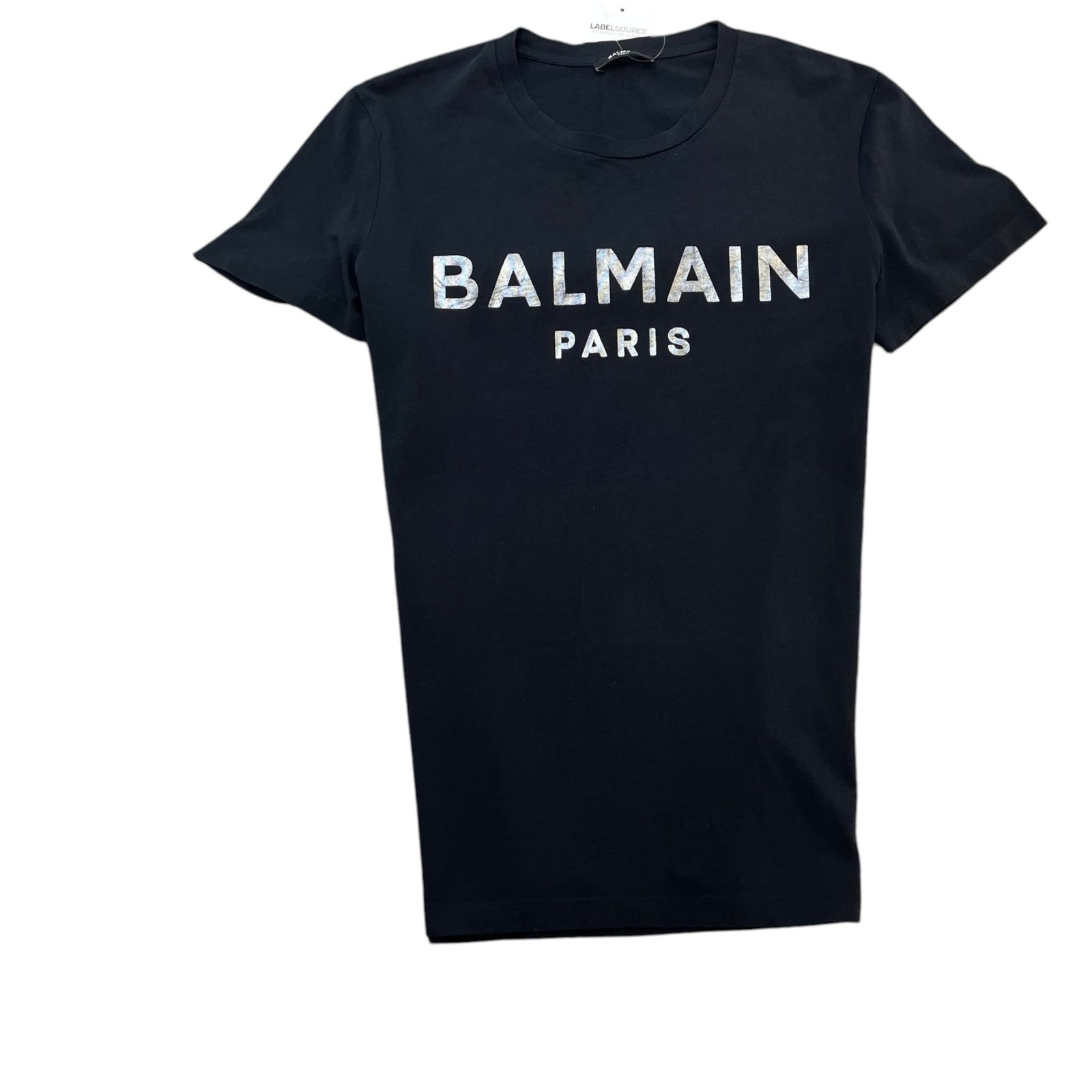Men's Logo Print T-Shirt Black Size S - Photo 1