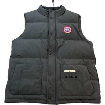 Men's Freestyle Crew Vest Gilet Grey Size XL