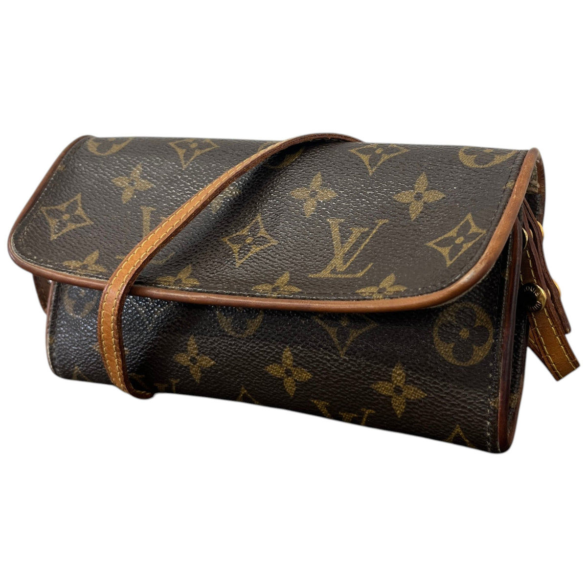 Women's Twin GM Monogram Crossbody Bag Brown - Photo 5