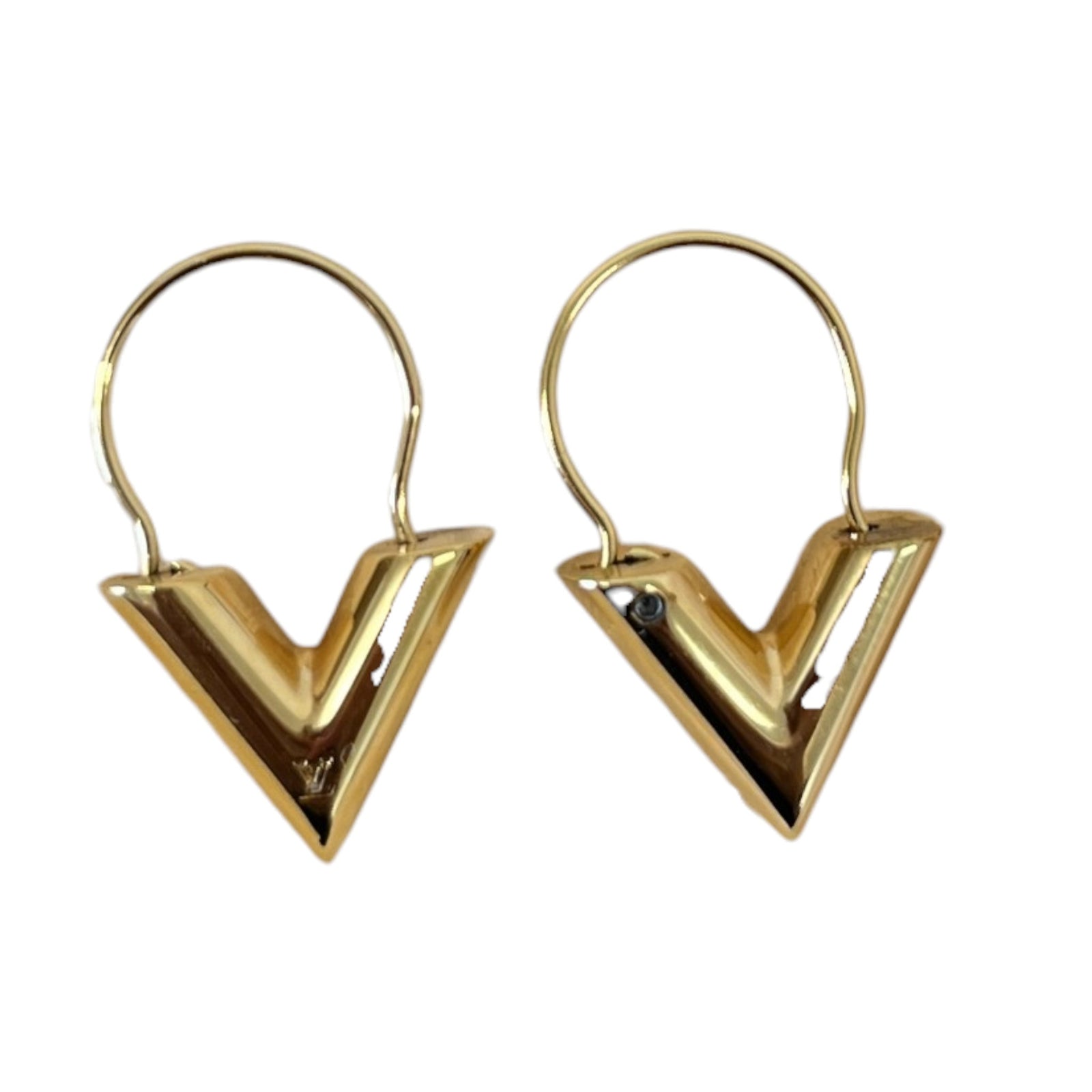 Women's Essential V Earrings Gold - Photo 2