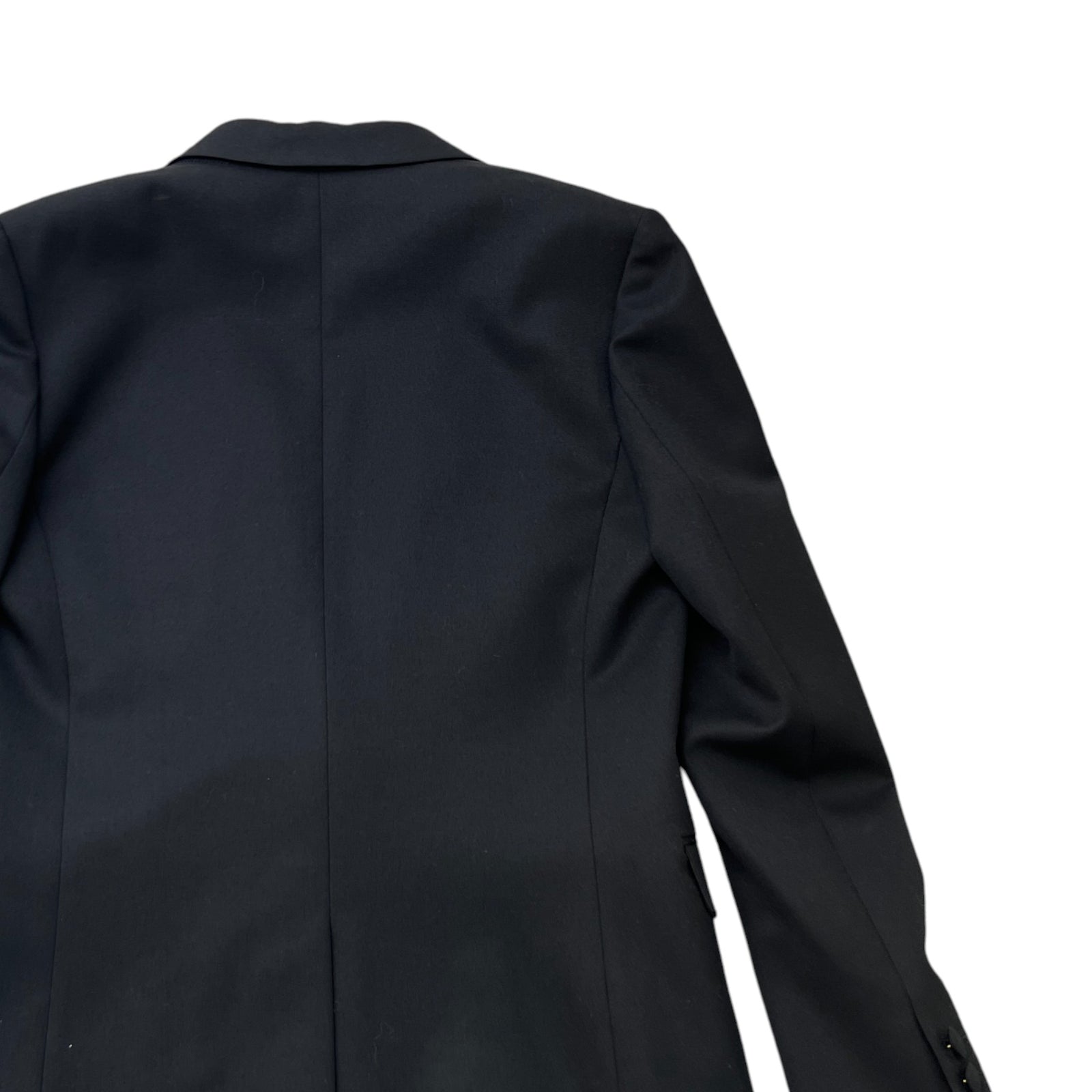 Women's Satin Lapel Double Breasted Jacket Black Size IT 38 / UK 6 - Photo 4